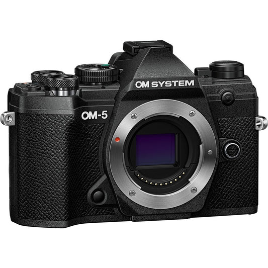 Olympus OM SYSTEM OM5 20.4 Megapixel Mirrorless Camera Body Only - Black