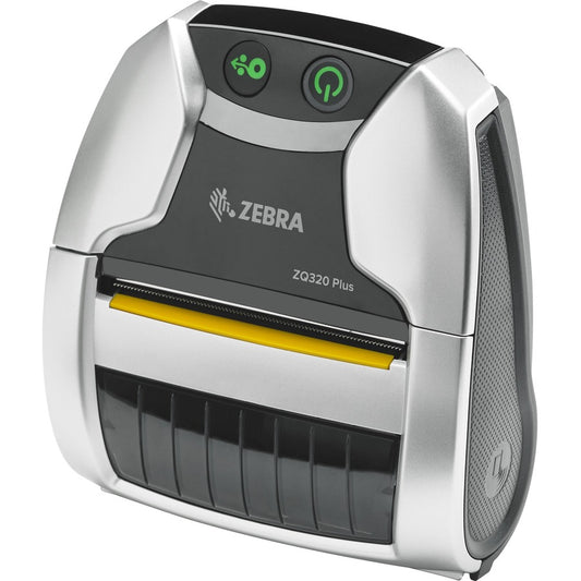 Zebra ZQ320 Plus Mobile Industrial Direct Thermal Printer - Monochrome - Label/Receipt Print - Bluetooth - Near Field Communication (NFC) - Battery Included - With Cutter