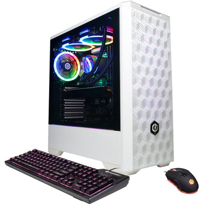 CyberPowerPC Gamer Supreme SLC10780CPGV3 Gaming Desktop Computer - Intel Core i9 13th Gen i9-13900KF Tetracosa-core (24 Core) 3 GHz - 32 GB RAM DDR5 SDRAM - 1 TB HDD - 2 TB M.2 PCI Express NVMe SSD - Mid-tower - White