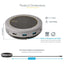 StarTech.com USB-C Speakerphone Docking Station Mini Portable Conference Speaker/Audio Dock VGA/4K HDMI USB Hub Teams/Zoom/Softphone