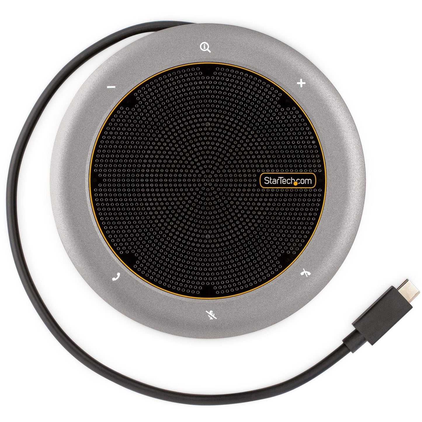 StarTech.com USB-C Speakerphone Docking Station Mini Portable Conference Speaker/Audio Dock VGA/4K HDMI USB Hub Teams/Zoom/Softphone