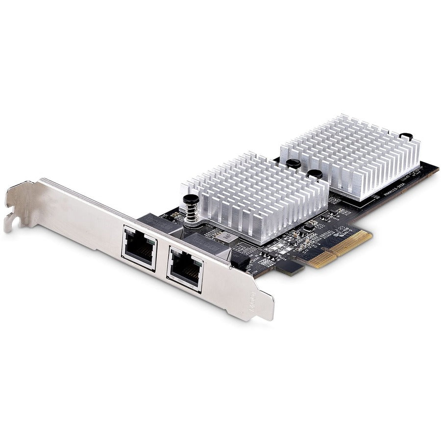 StarTech.com 2-Port 10Gbps PCIe Network Adapter Card Network Card for PC/Server PCIe Ethernet Card w/Jumbo Frame NIC/LAN Interface Card