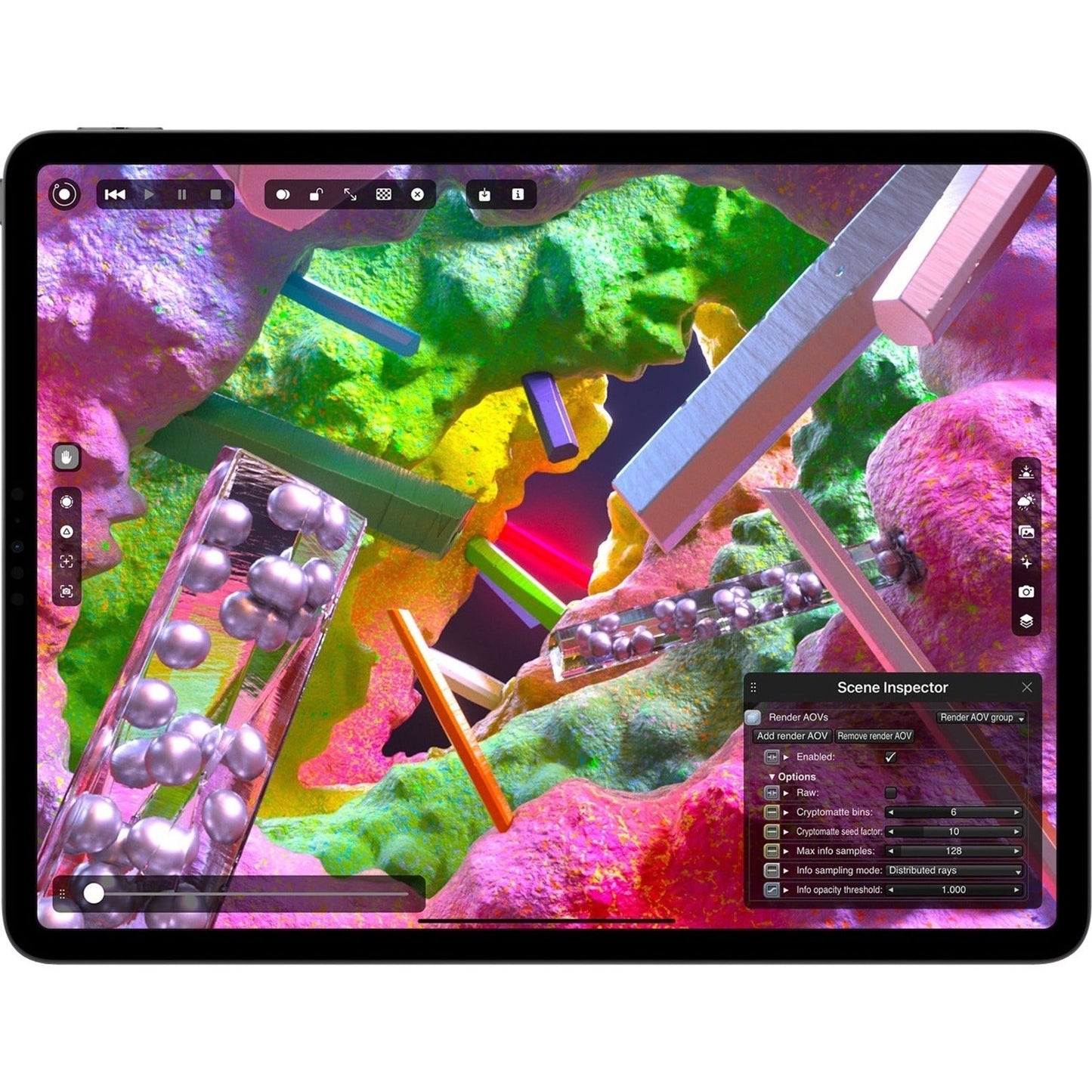 Apple iPad Pro (4th Generation) A2759 Tablet - 11" - Octa-core) - 8 GB RAM - 256 GB Storage - iPadOS 16 - Space Gray