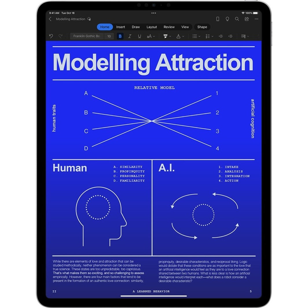 Apple iPad Pro (4th Generation) A2759 Tablet - 11" - Octa-core) - 16 GB RAM - 2 TB Storage - iPadOS 16 - Silver