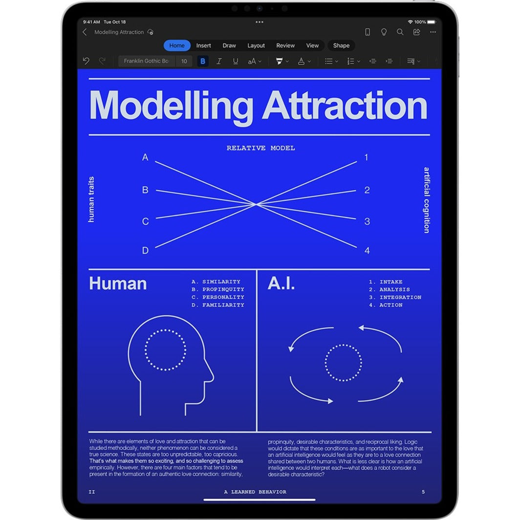 Apple iPad Pro (6th generation) A2764 Tablet - 12.9" - Octa-core) - 16 GB RAM - 1 TB Storage - iPadOS 16 - 5G - Silver