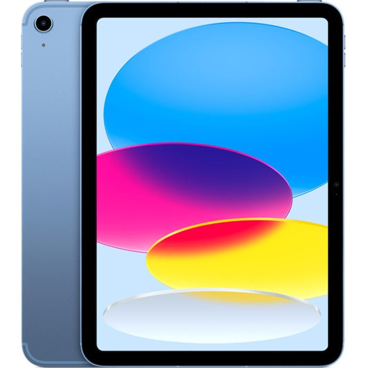 Apple iPad (10th Generation) A2757 Tablet - 10.9" - Hexa-core (Firestorm Dual-core (2 Core) 3 GHz + Icestorm Quad-core (4 Core) 1.80 GHz) - 64 GB Storage - iPadOS 16 - 5G - Blue