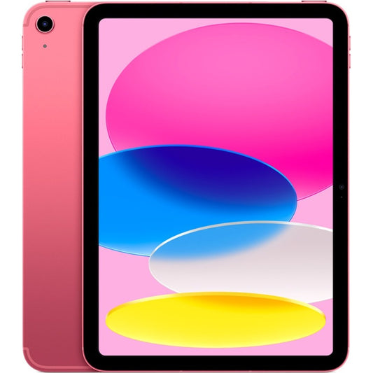 Apple iPad (10th Generation) A2757 Tablet - 10.9" - Hexa-core (Firestorm Dual-core (2 Core) 3 GHz + Icestorm Quad-core (4 Core) 1.80 GHz) - 4 GB RAM - 64 GB Storage - 5G - Pink