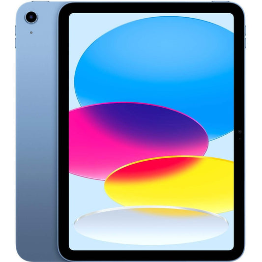 Apple iPad (10th Generation) A2757 Tablet - 10.9" - Hexa-core (Firestorm Dual-core (2 Core) 3 GHz + Icestorm Quad-core (4 Core) 1.80 GHz) - 8 GB RAM - 256 GB Storage - 5G - Blue