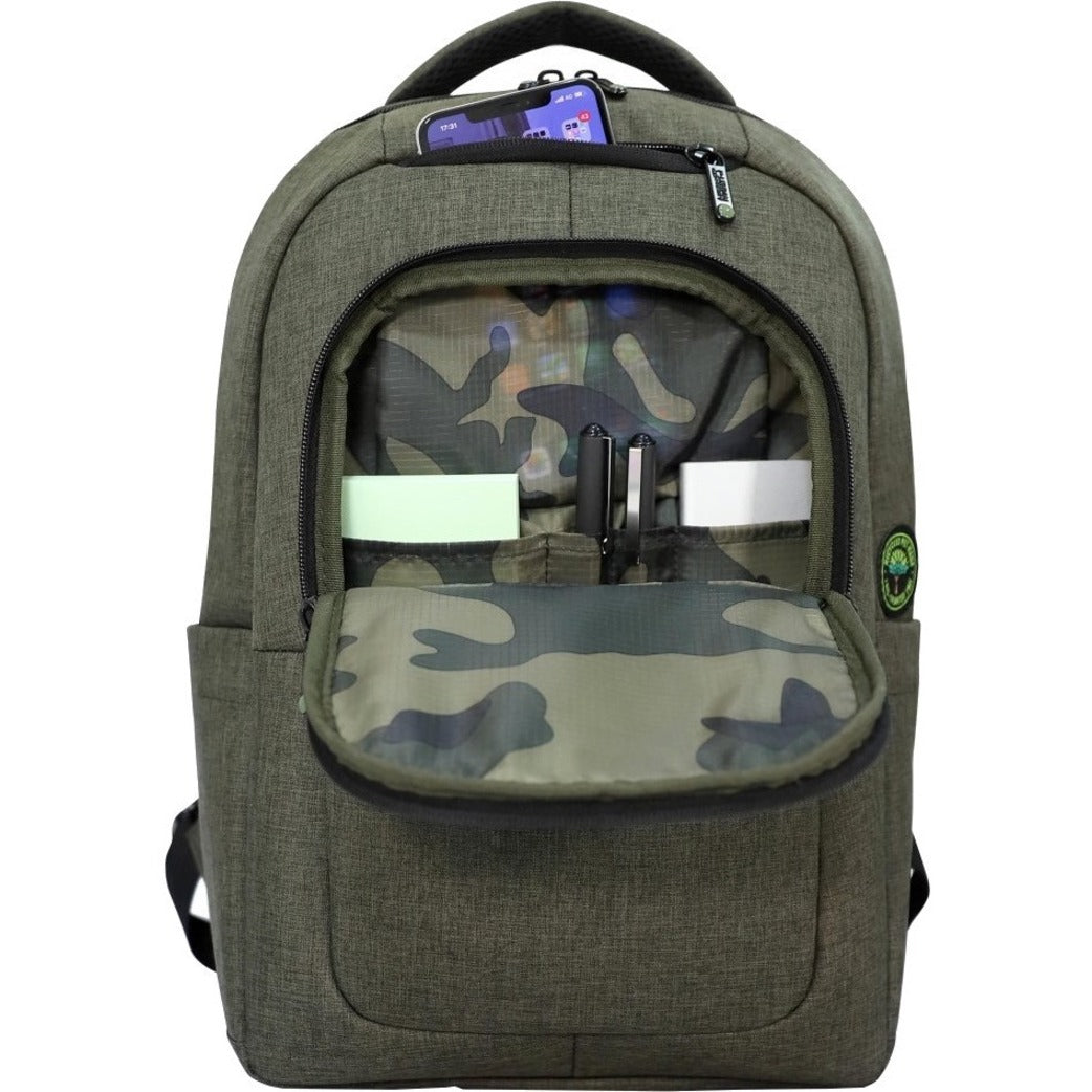 Urban Factory CYCLEE CITY Carrying Case (Backpack) for 10.5" to 15.6" Notebook - Khaki Camouflage