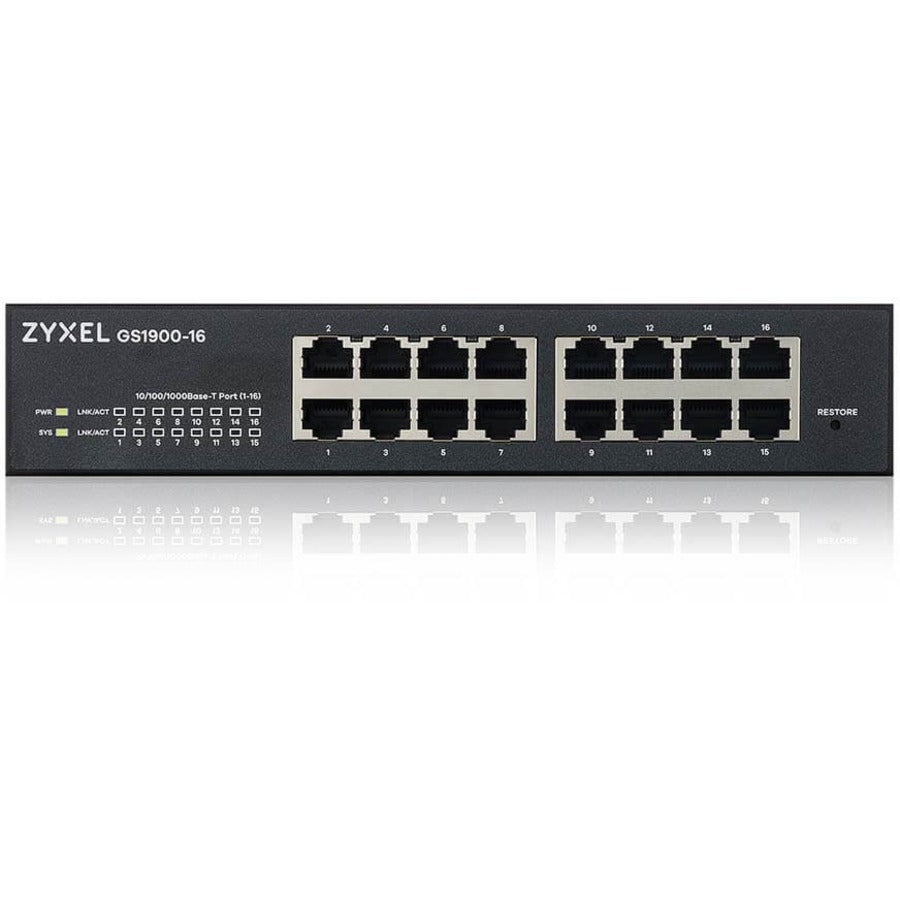 ZYXEL 16-port GbE Smart Managed Switch