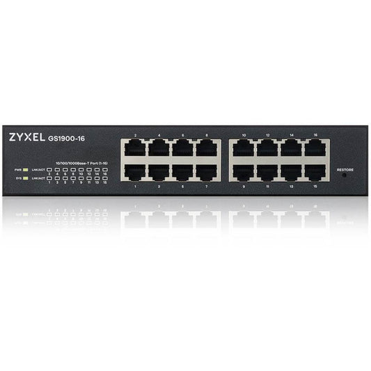 ZYXEL 16-port GbE Smart Managed Switch