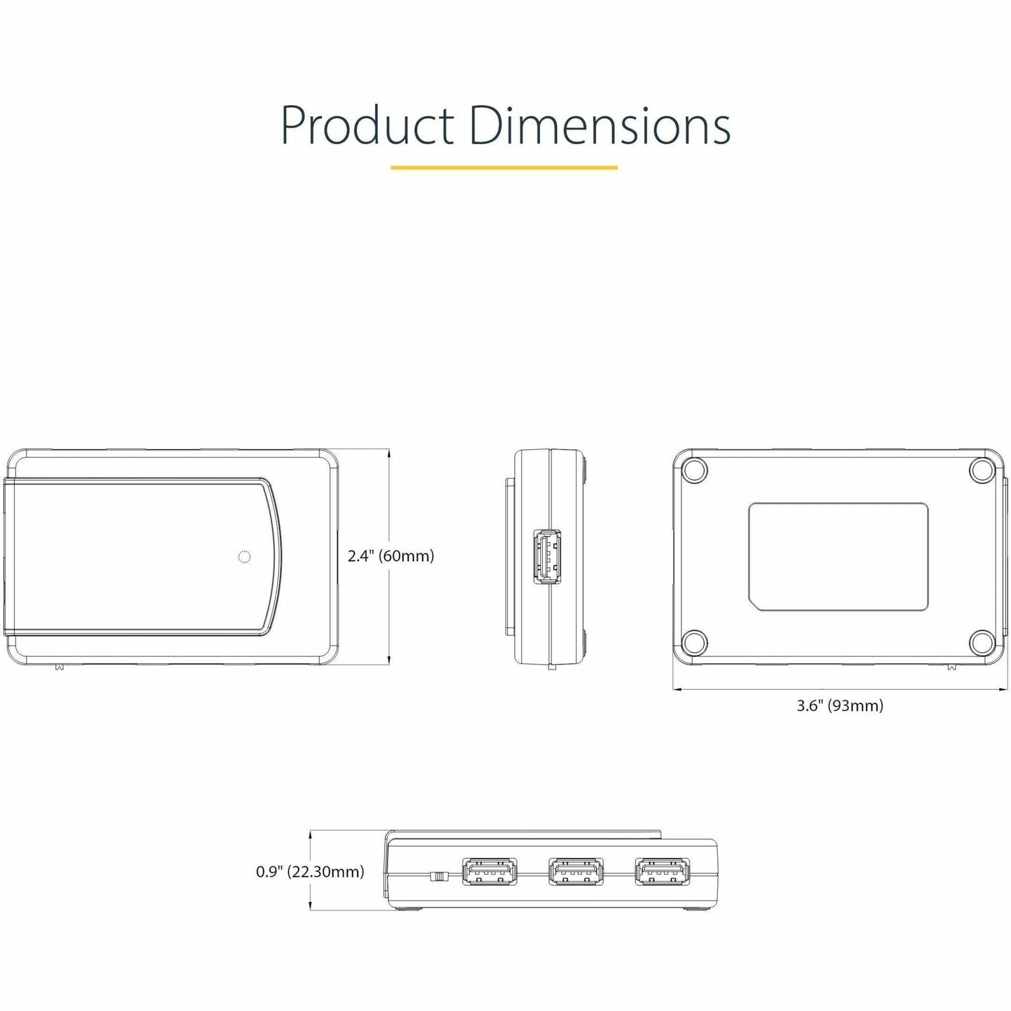 StarTech.com 7-Port USB Hub USB 3.0 5Gbps USB-A to 7x USB-A Self Powered USB-A Expansion Hub w/ 35W Power Supply