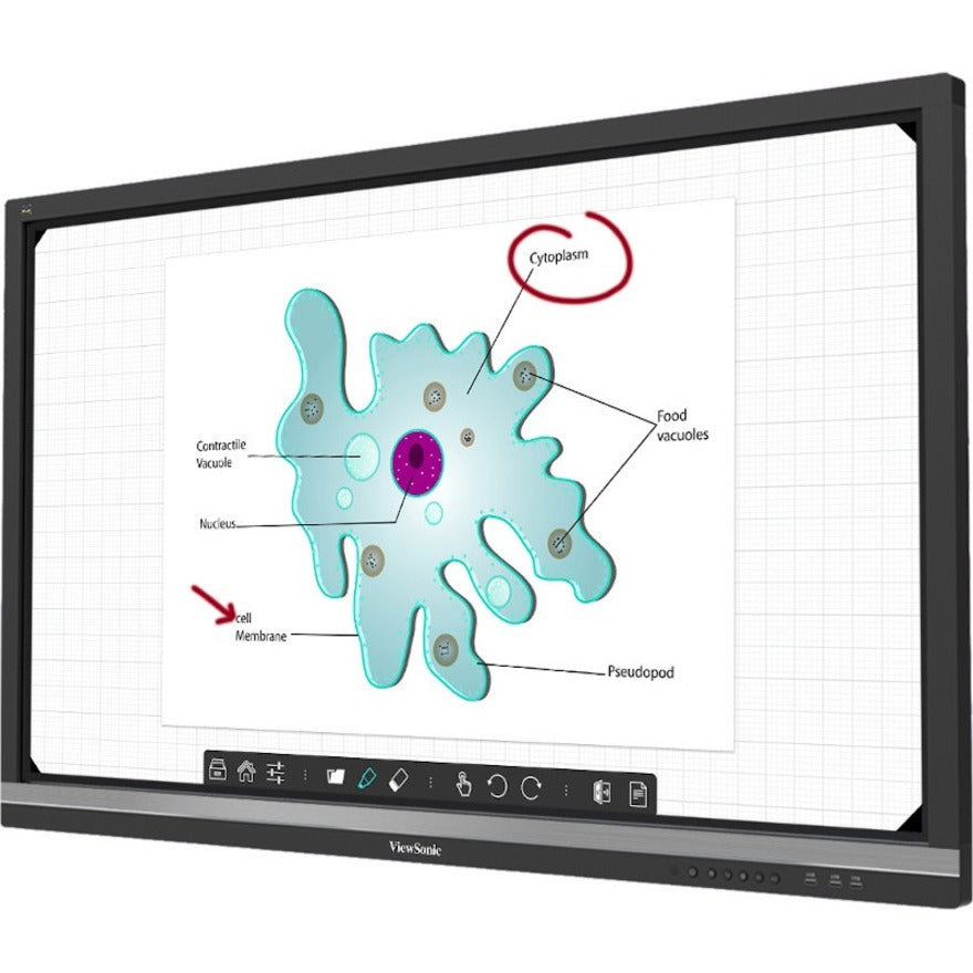 ViewSonic ViewBoard IFP7550-C0 - 4K Multi-Touch Interactive Display with Chromebox - 350 cd/m2 - 75"