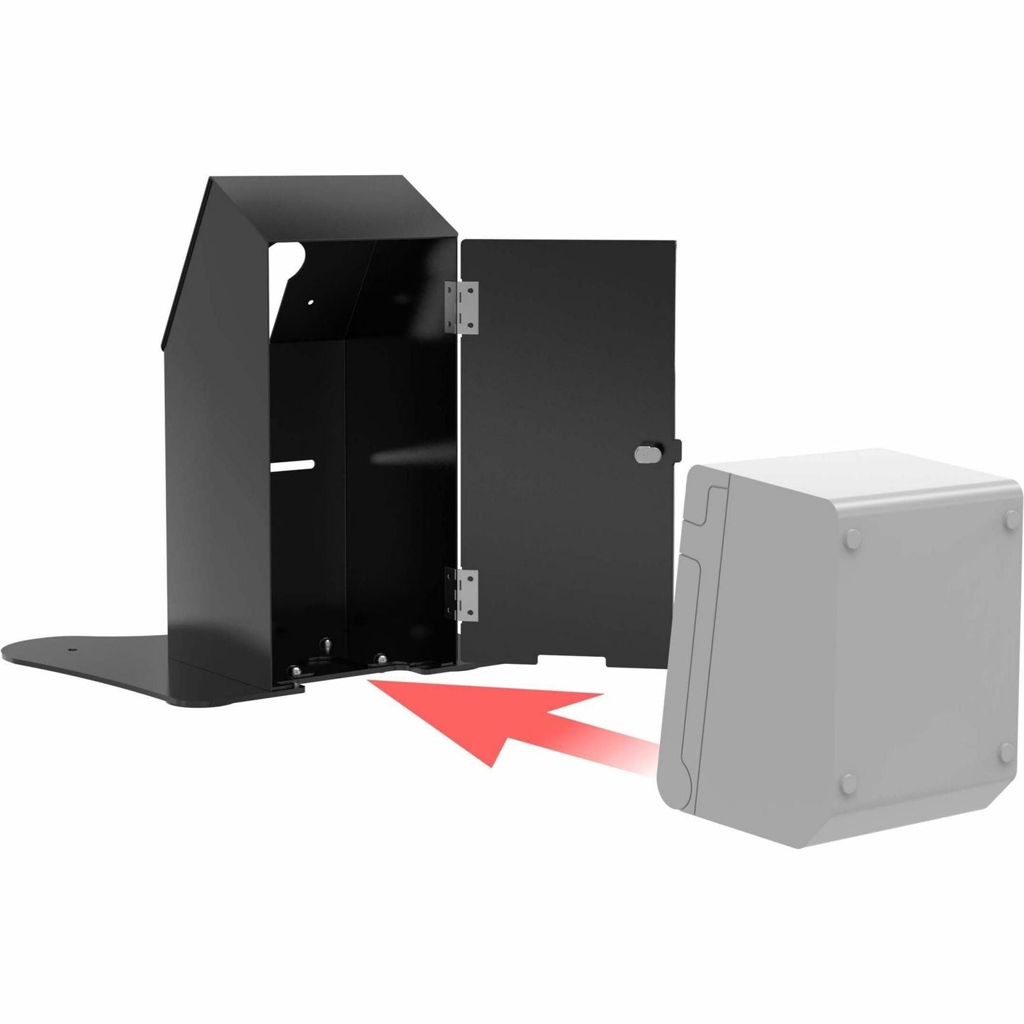 CTA Digital VESA-Compatible Desk Mount with Printer Shelf Compartment