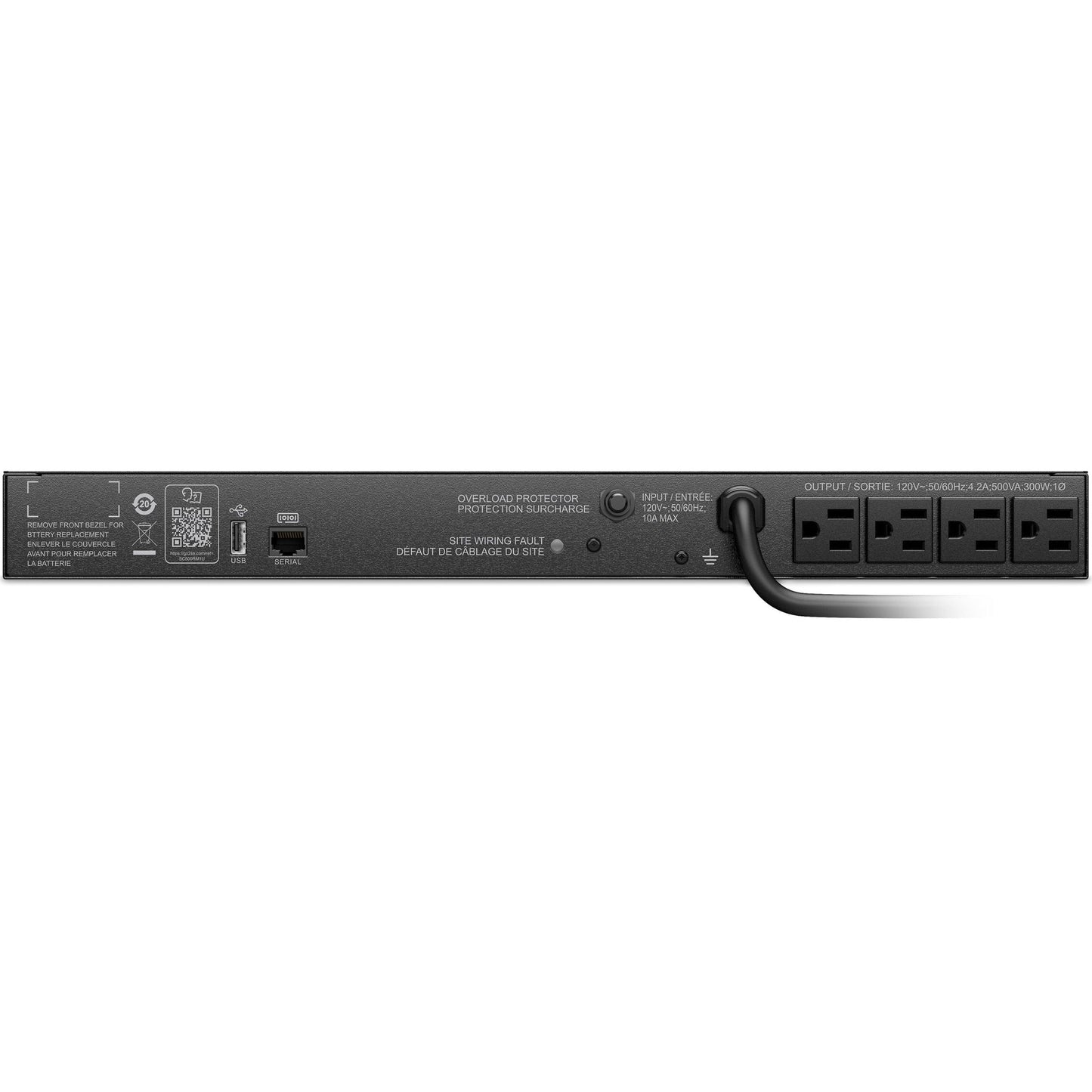 APC by Schneider Electric Smart-UPS 500VA Rack-mountable UPS