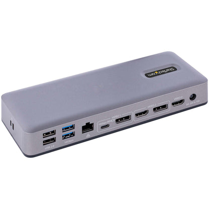 StarTech.com USB-C Docking Station HDMI/DP/DP Alt Mode USB-C Dock Triple/Dual 4K 7x USB Hub 60W PD GbE WWCB Certified