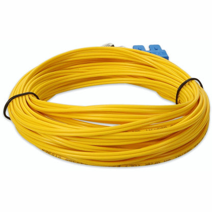 AddOn 2m FC (Male) to SC (Male) Yellow OS2 Duplex Fiber OFNR (Riser-Rated) Patch Cable