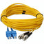 AddOn 2m FC (Male) to SC (Male) Yellow OS2 Duplex Fiber OFNR (Riser-Rated) Patch Cable