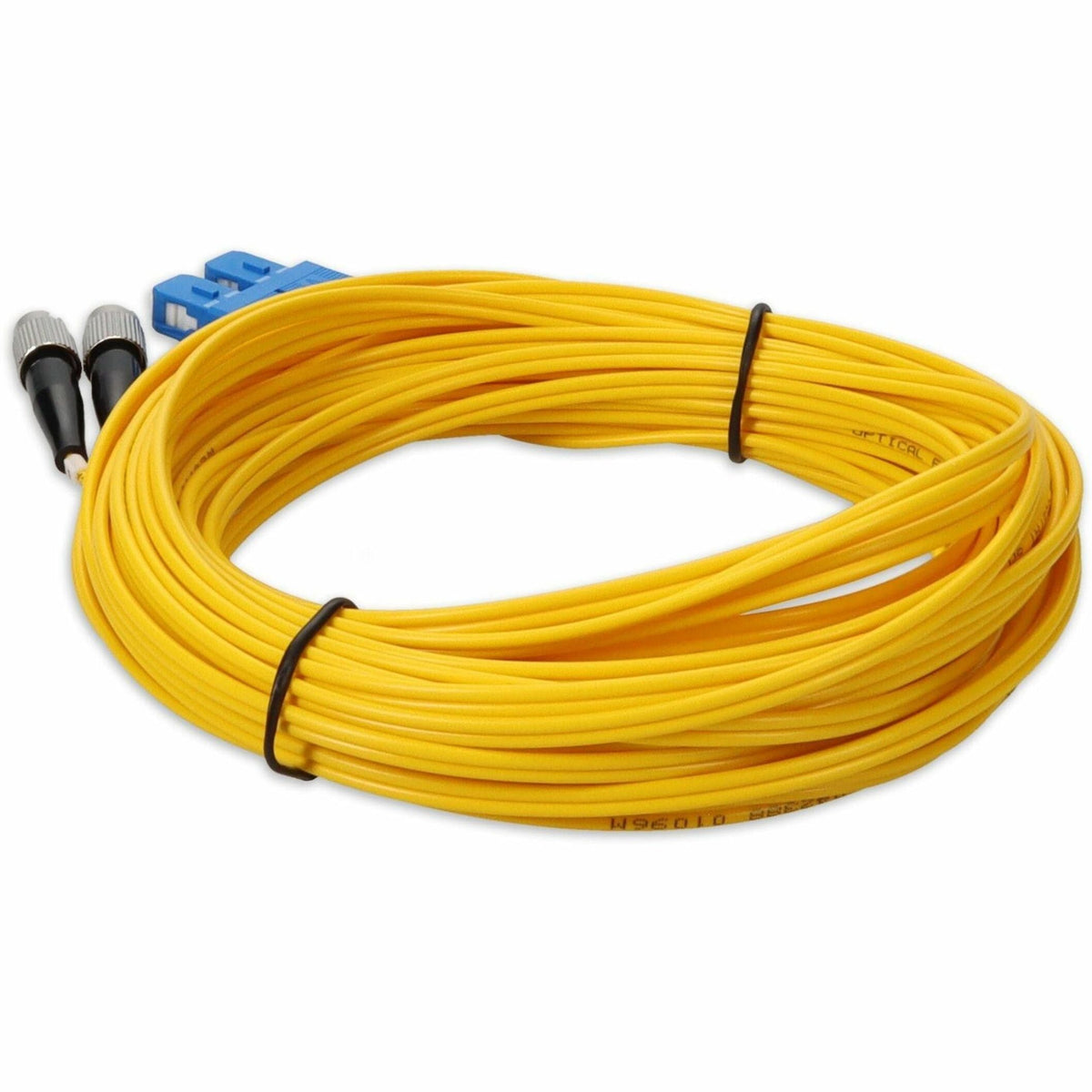 AddOn 2m FC (Male) to SC (Male) Yellow OS2 Duplex Fiber OFNR (Riser-Rated) Patch Cable