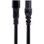 StarTech.com 10ft (3m) Heavy Duty Extension Cord IEC C14 to IEC C15 Black Extension Cord 15A 125V 14AWG Heavy Gauge Power Cable
