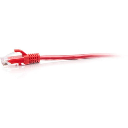 C2G 15ft Cat6a Snagless Unshielded (UTP) Slim Ethernet Patch Cable - Red