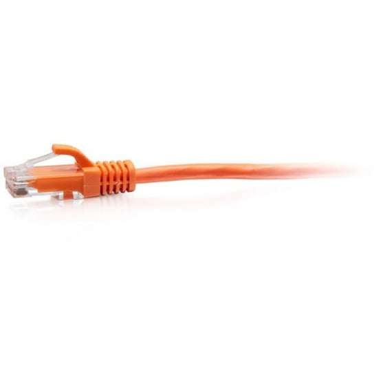 C2G 7ft Cat6a Snagless Unshielded (UTP) Slim Ethernet Patch Cable - Orange
