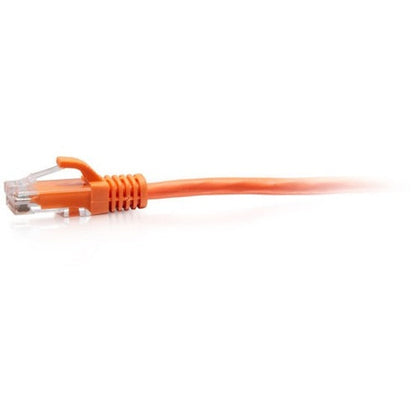 C2G 7ft Cat6a Snagless Unshielded (UTP) Slim Ethernet Patch Cable - Orange