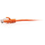 C2G 7ft Cat6a Snagless Unshielded (UTP) Slim Ethernet Patch Cable - Orange