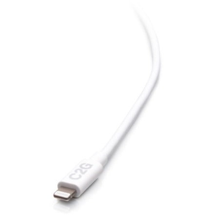 C2G 6ft USB-C Male to Lightning Male Sync and Charging Cable - White