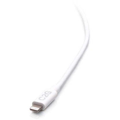 C2G 6ft USB-C Male to Lightning Male Sync and Charging Cable - White