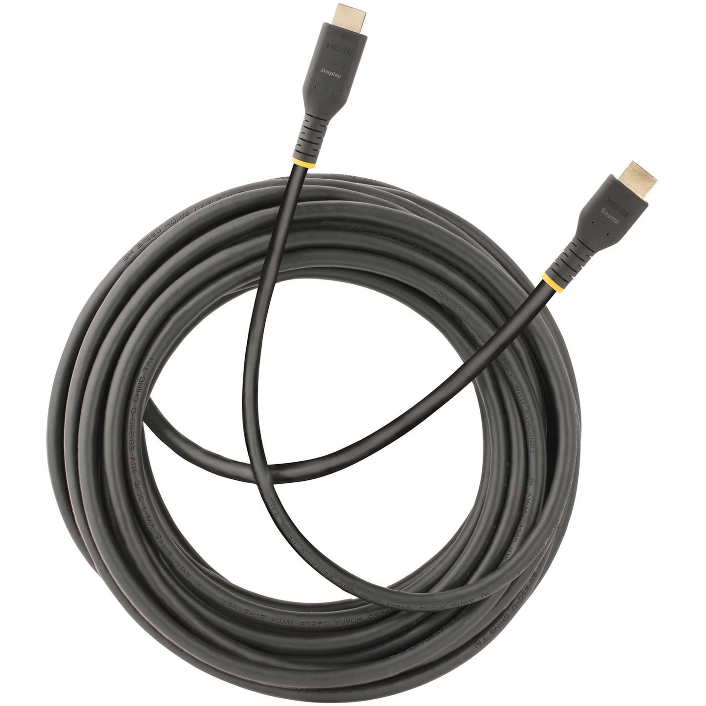 StarTech.com 10m (30ft) Active HDMI Cable HDMI 2.0 4K 60Hz UHD Rugged HDMI Cord w/ Aramid Fiber Heavy-Duty High Speed HDMI 2.0 Cable