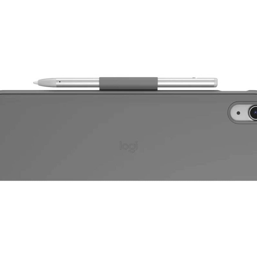 Logitech Slim Folio Carrying Case for 10.9" Apple Logitech iPad (10th Generation) Tablet - Oxford Gray