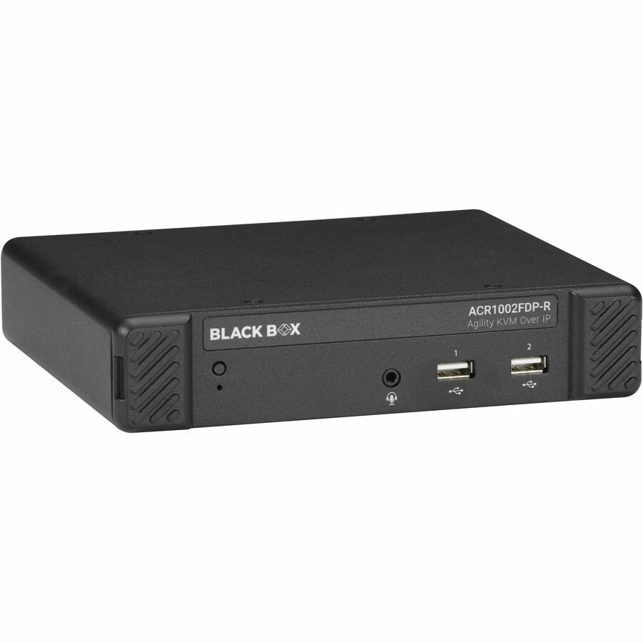 Black Box Agility KVM over IP Fiber Extender - Dual-Monitor DisplayPort USB 2.0