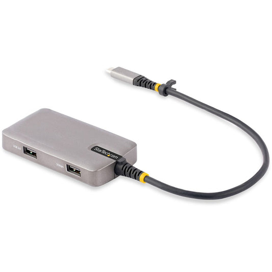 StarTech.com USB-C Multiport Adapter 4K 60Hz HDMI 3-Port USB Hub 100W Power Delivery Pass-Through Mini Dock Windows/macOS/ChromeOS
