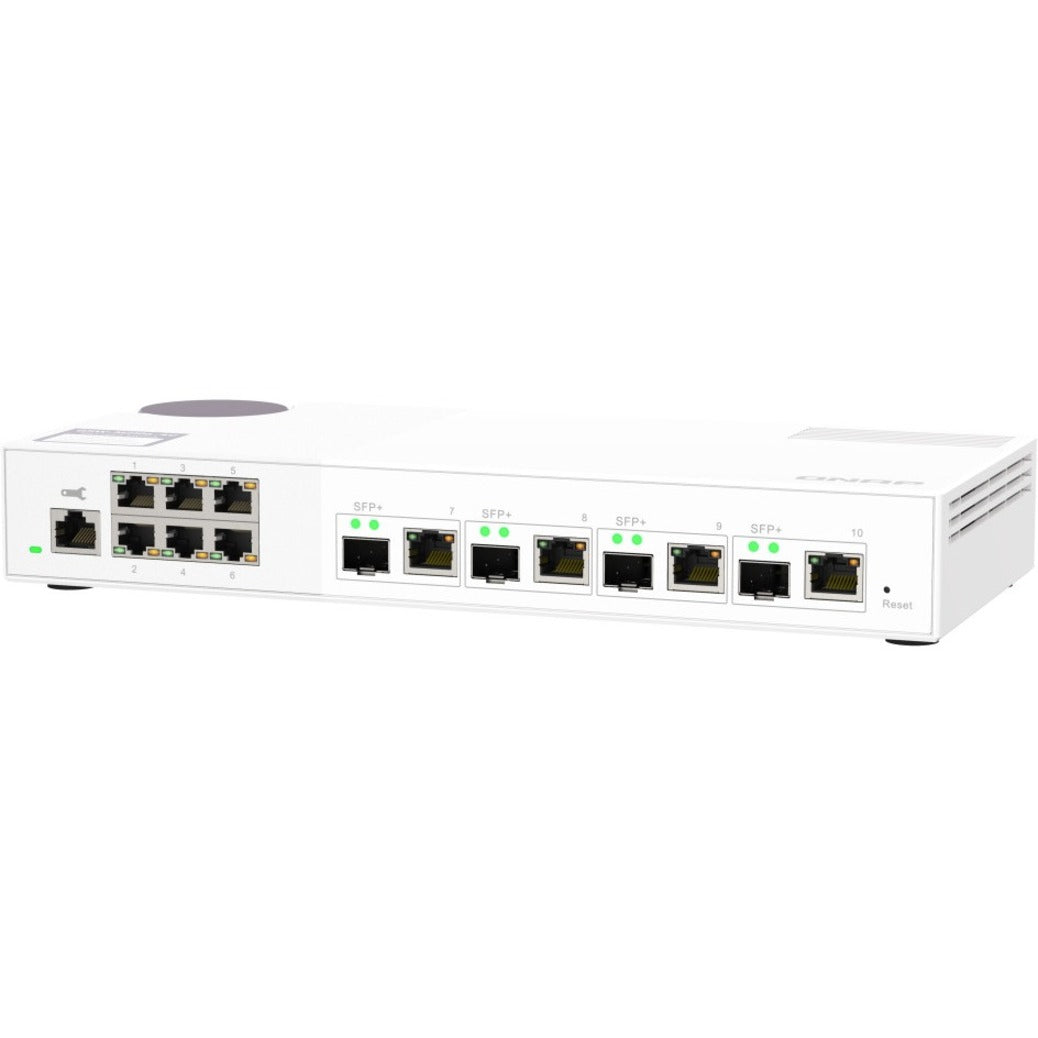 QNAP 10GbE and 2.5GbE Layer 2 Web Managed Switch for SMB Network Deployment