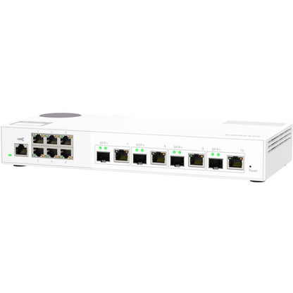 QNAP 10GbE and 2.5GbE Layer 2 Web Managed Switch for SMB Network Deployment