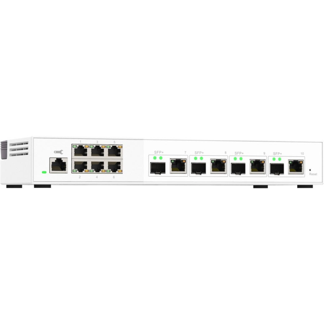 QNAP 10GbE and 2.5GbE Layer 2 Web Managed Switch for SMB Network Deployment