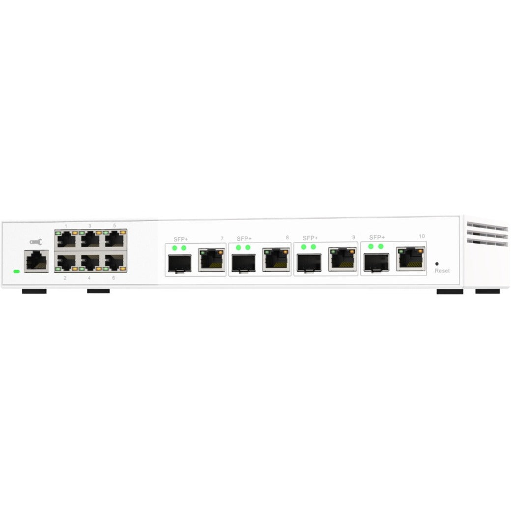 QNAP 10GbE and 2.5GbE Layer 2 Web Managed Switch for SMB Network Deployment