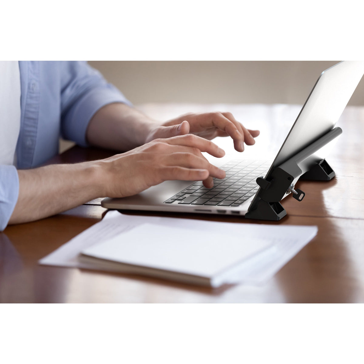 CTA Digital Locking and Folding Security Laptop Desk Mount