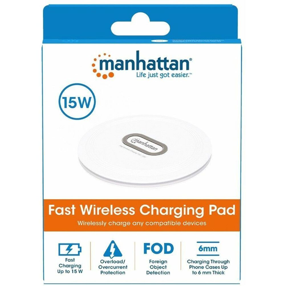 Manhattan Fast Wireless Charging Pad - 15 W
