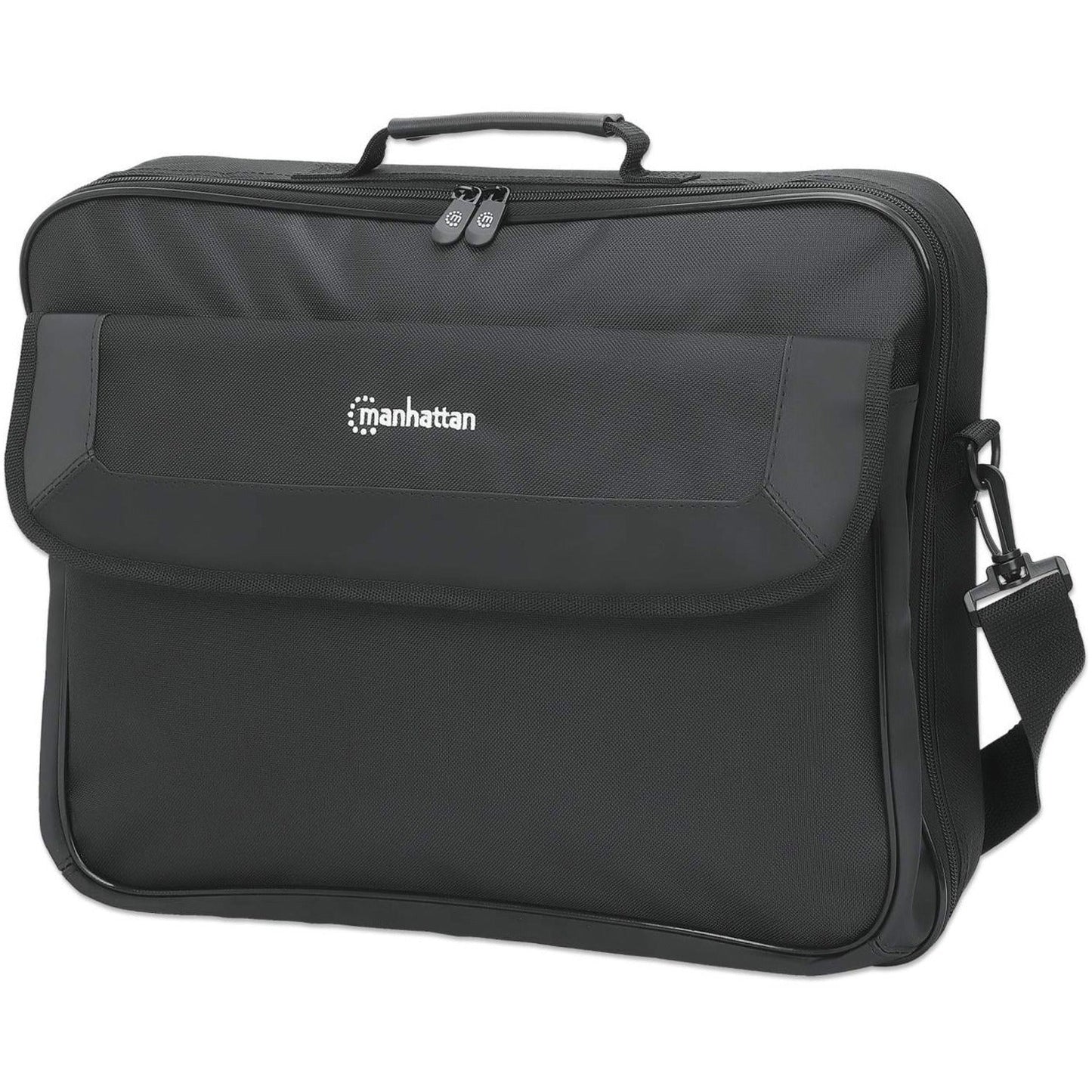 Manhattan Cambridge Carrying Case (Briefcase) for 17.3" Notebook Ultrabook MacBook Accessories - Black