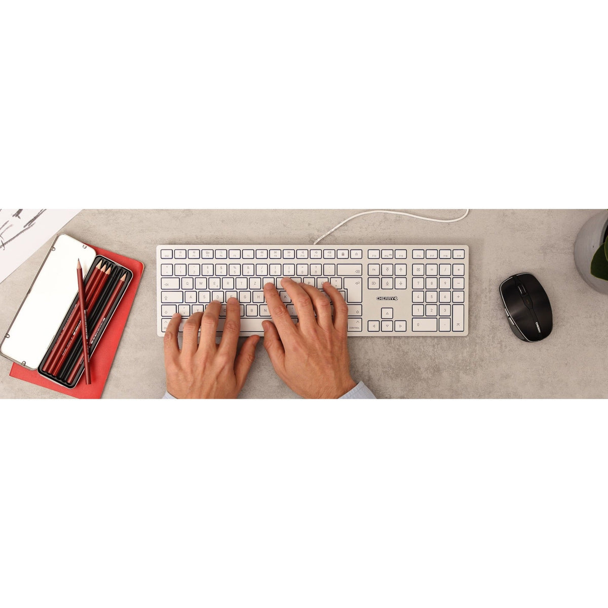 CHERRY KC 6000C For Mac Corded Mac Keyboard