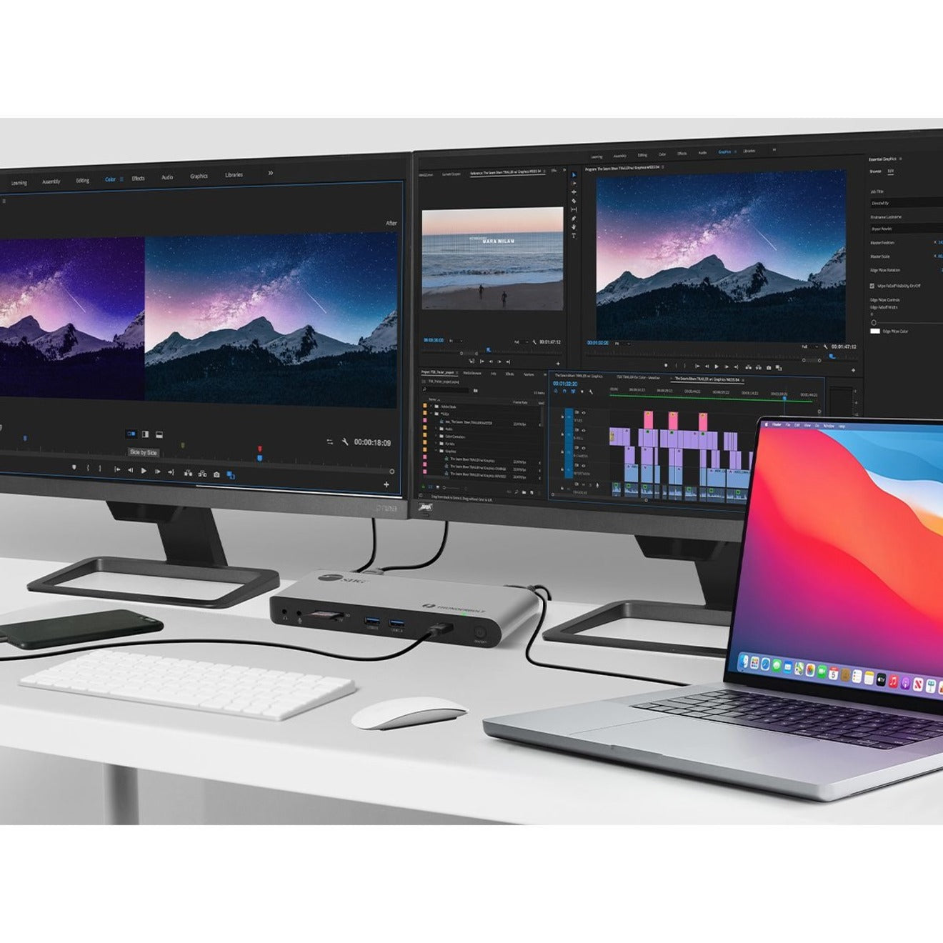 SIIG Quad Display Thunderbolt 4 Docking Station & PD