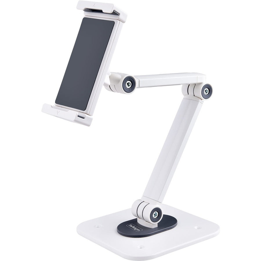 StarTech.com Adjustable Tablet Stand for Desk Up to 1kg Universal Tablet Stand Holder Desk/Wall Ergonomic Articulating Tablet Mount