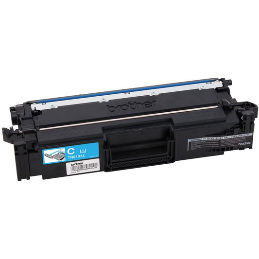 Brother TN810XLC Original High Yield Laser Toner Cartridge - Cyan - 1 Each