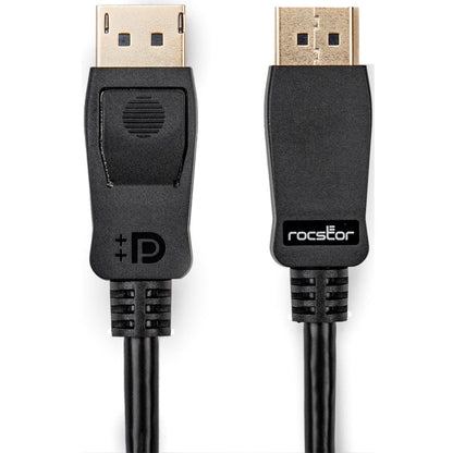 Rocstor 6ft DisplayPort 1.2 Cable M/M - DP 4k (3-Pack)