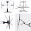 StarTech.com VESA TV Wall Mount Adjustable Full Motion TV Wall Mount For 23
