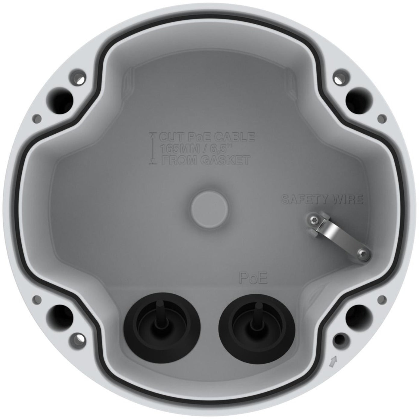 AXIS TP1602-E Mounting Box for Network Camera Conduit - White