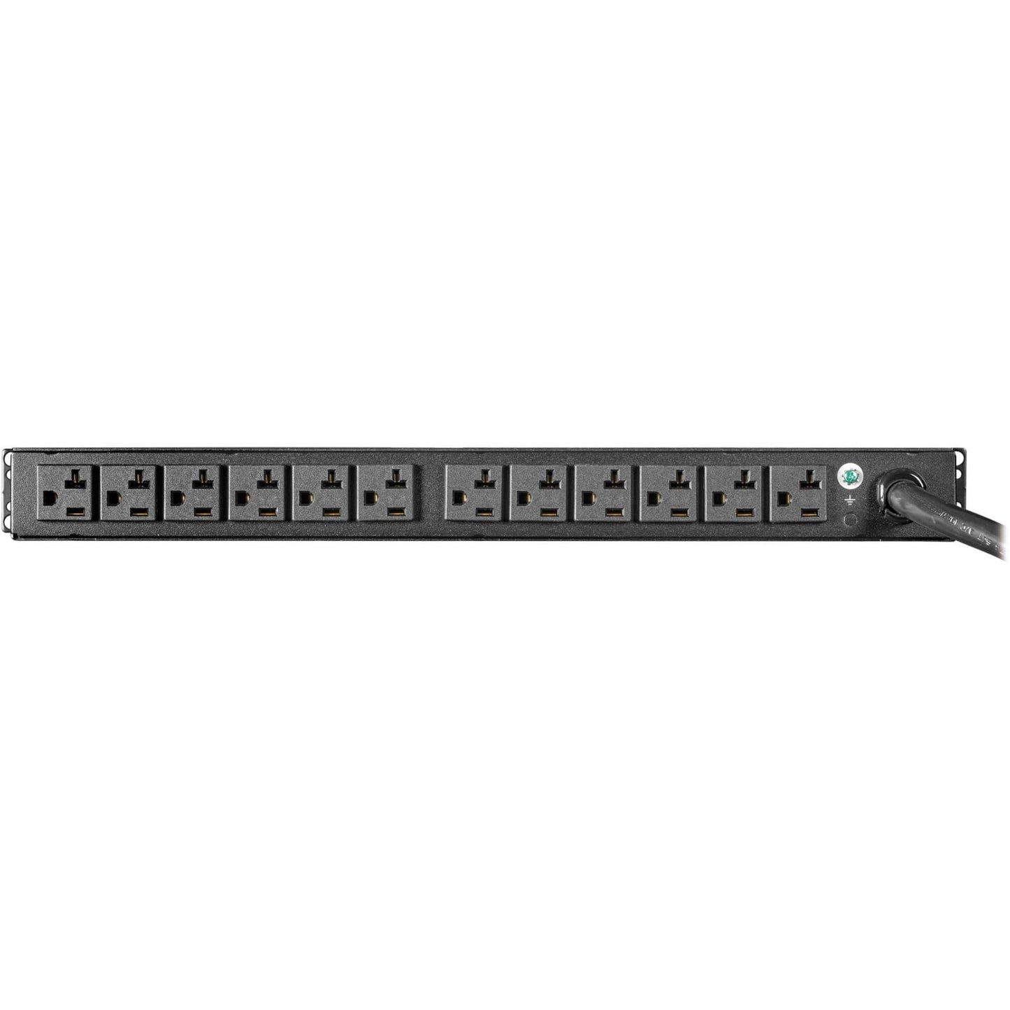 Tripp Lite 2.9kW Single-Phase Local Metered PDU with ISOBAR Surge Protection 120V 3840 Joules 12 NEMA 5-15/20R Outlets L5-30P Input 15 ft. Cord 1U Rack-Mount