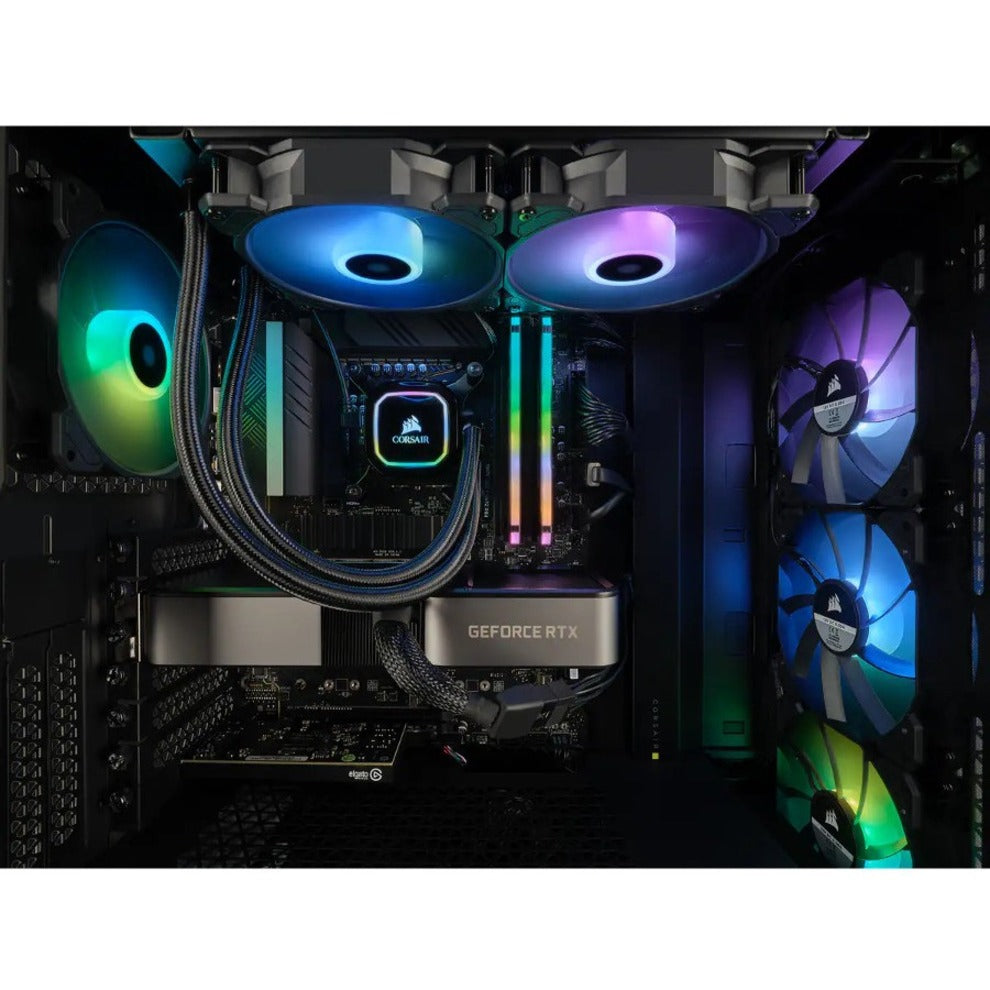 Corsair VENGEANCE i7300 Gaming Desktop Computer - Intel Core i7 12th Gen i7-12700K - 16 GB RAM DDR4 SDRAM - 1 TB M.2 PCI Express NVMe SSD - Mid-tower